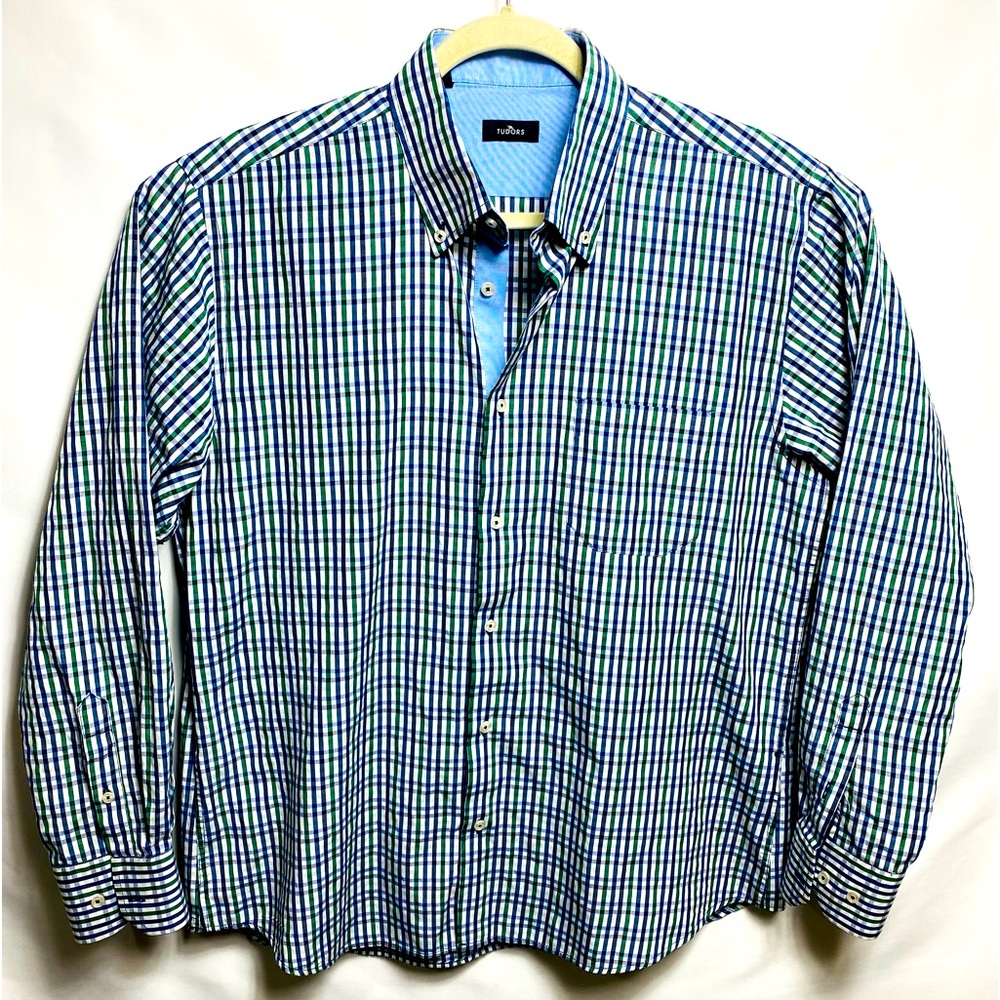 Tudors mens shirt sz XL striped Long Sleeves